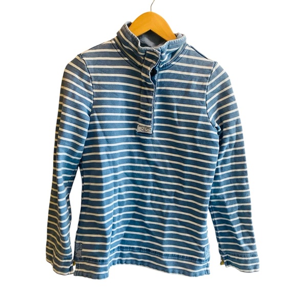 Joules Tops - JOULES Saunton Stripe Saltwash Funnel Neck Sweatshirt